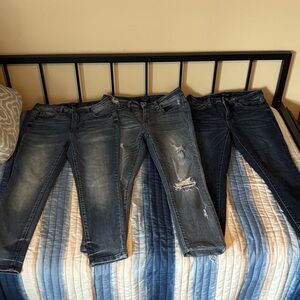3 pair Judy Blue Women's Blue Jeans